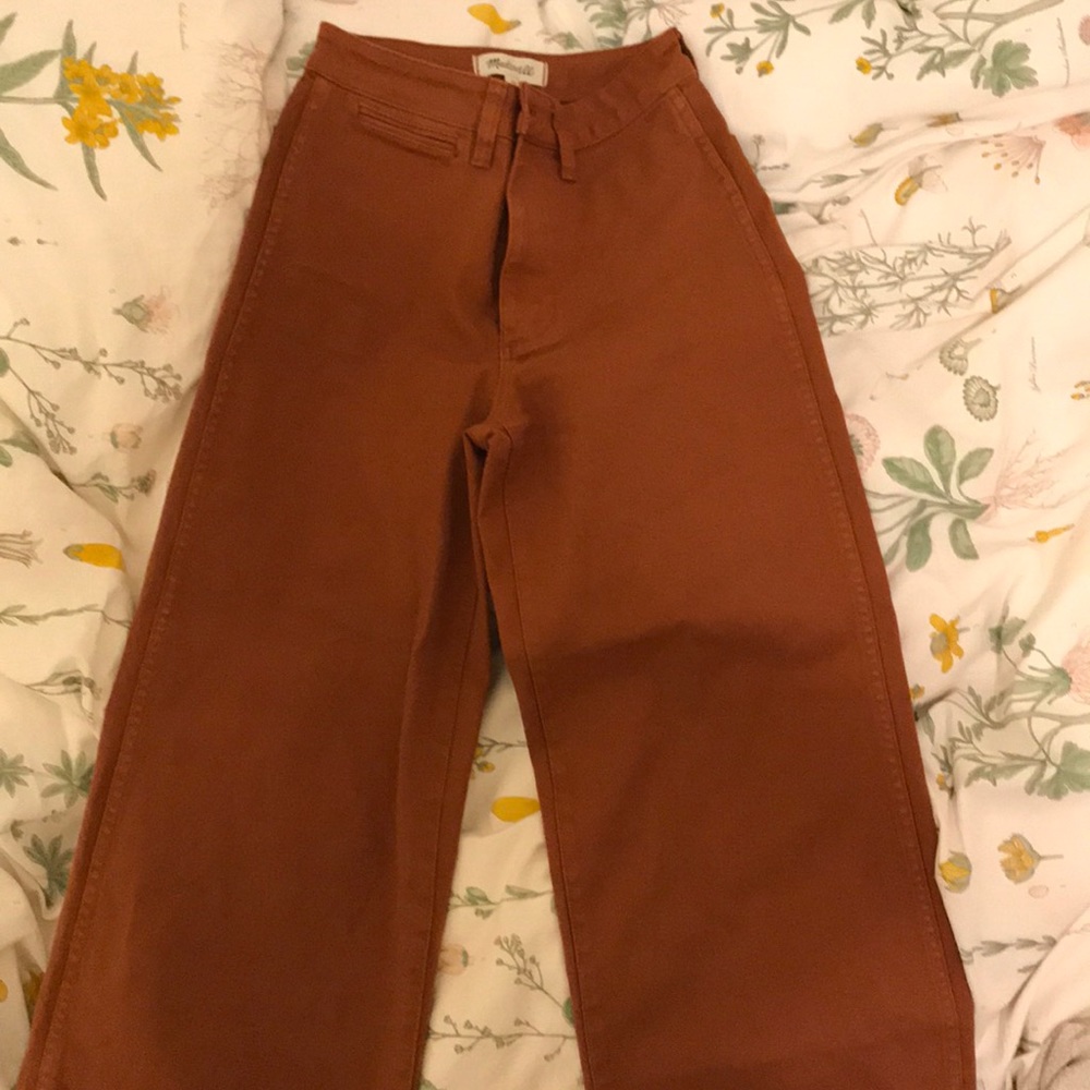 Madewell Emmett Wide Leg Crop pant